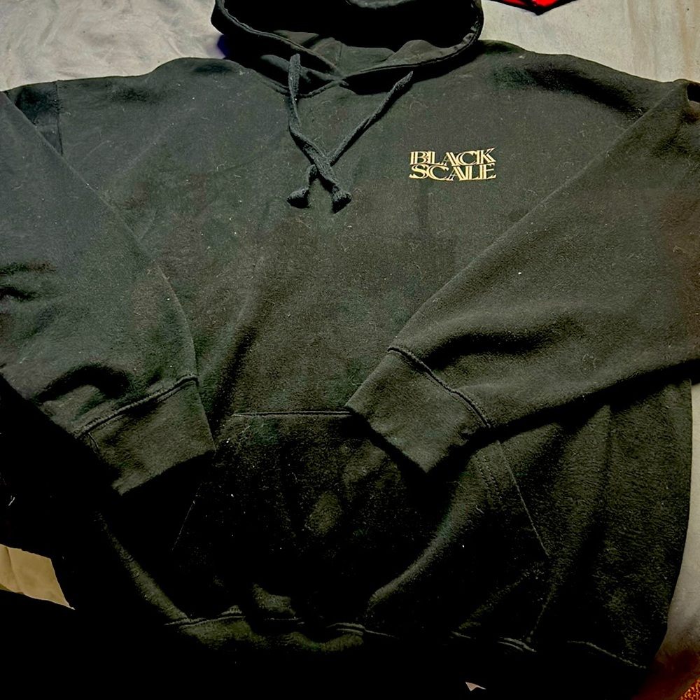 Men’s 2XL Black Scale hoodie